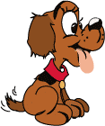cartoon puppy
