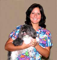 Erika, holding patient!
