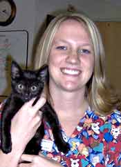 Jill and kitten